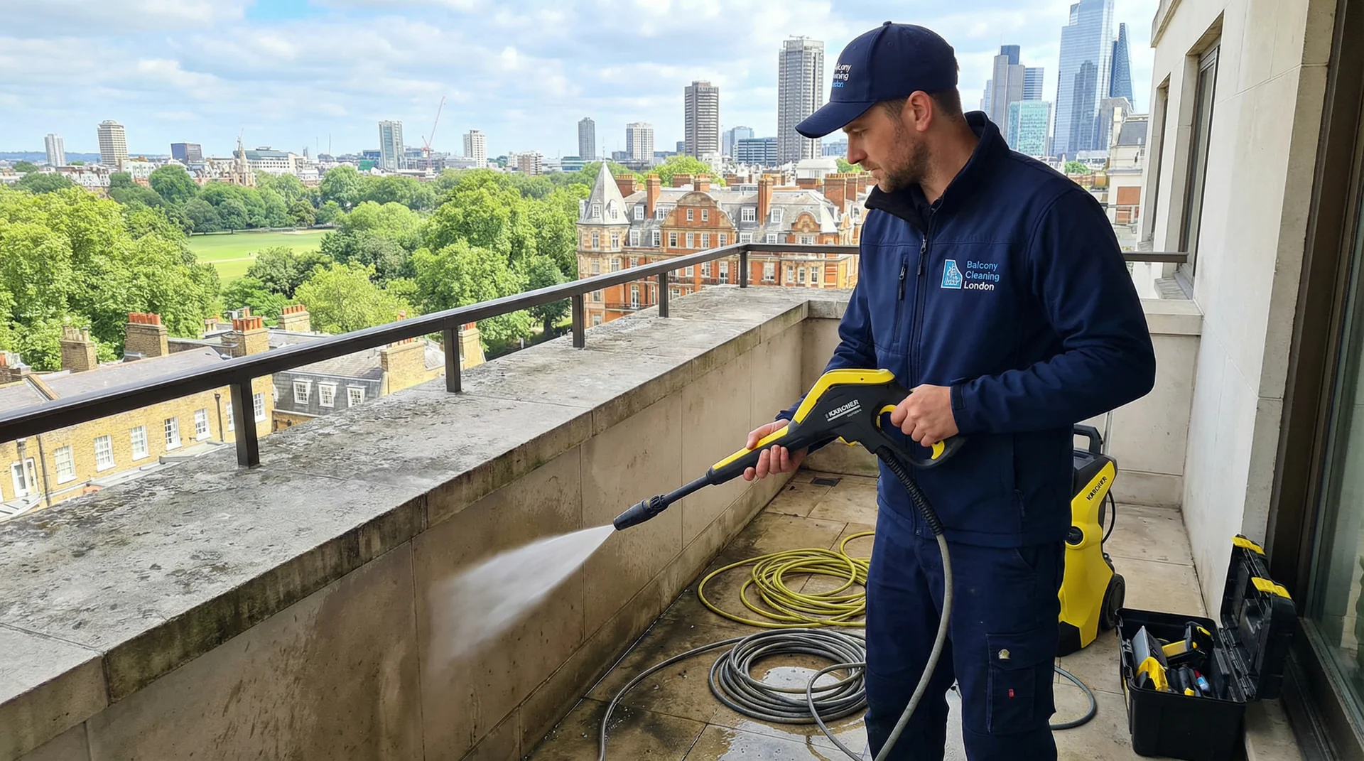 Professional balcony cleaning service in Tottenham