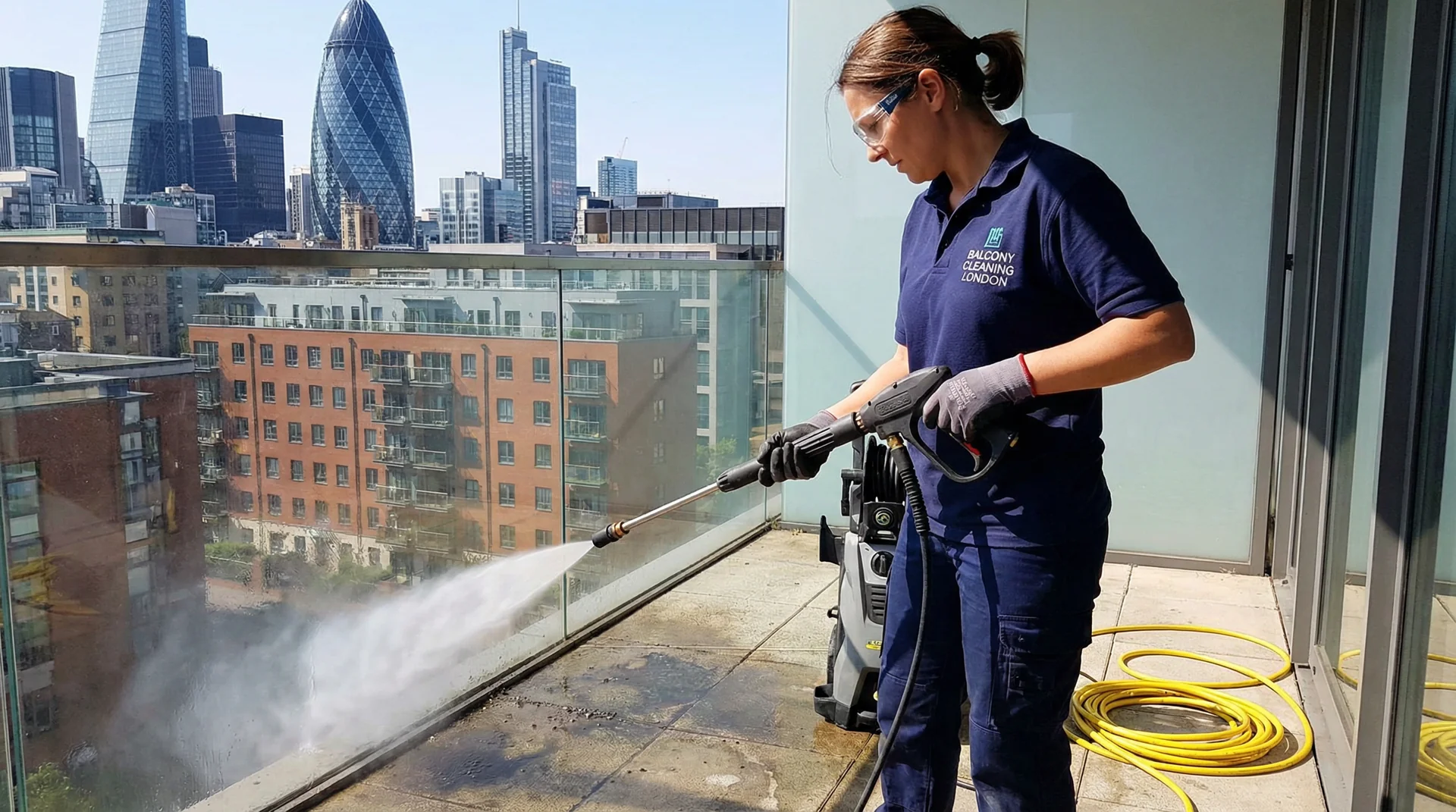 Professional balcony cleaning service in Belsize Park