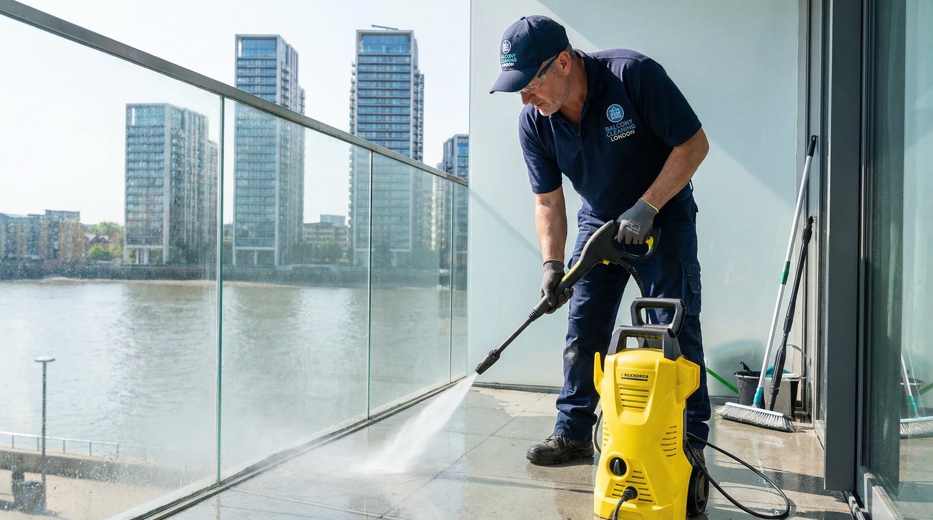 Professional balcony cleaning service in Uxbridge